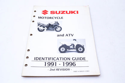 OEM Suzuki 99923-12961 1991-1996 Model Identification Guide