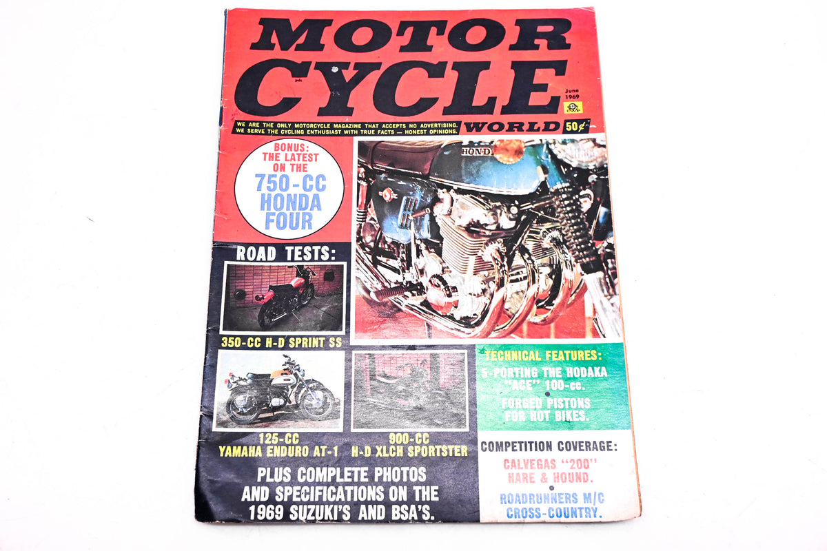 Motor Cycle World Voume3-7, Volume3-8, Volume6-5 Lot of 4 Magazines