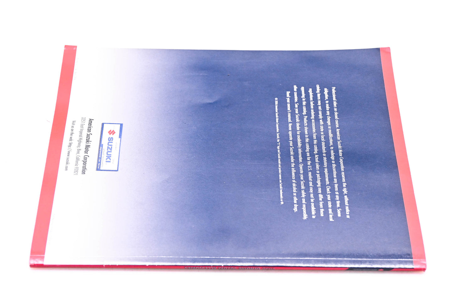 OEM Suzuki 990A0-12006-001 2006 Genuine Accessories Catalog