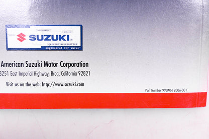 OEM Suzuki 990A0-12006-001 2006 Genuine Accessories Catalog