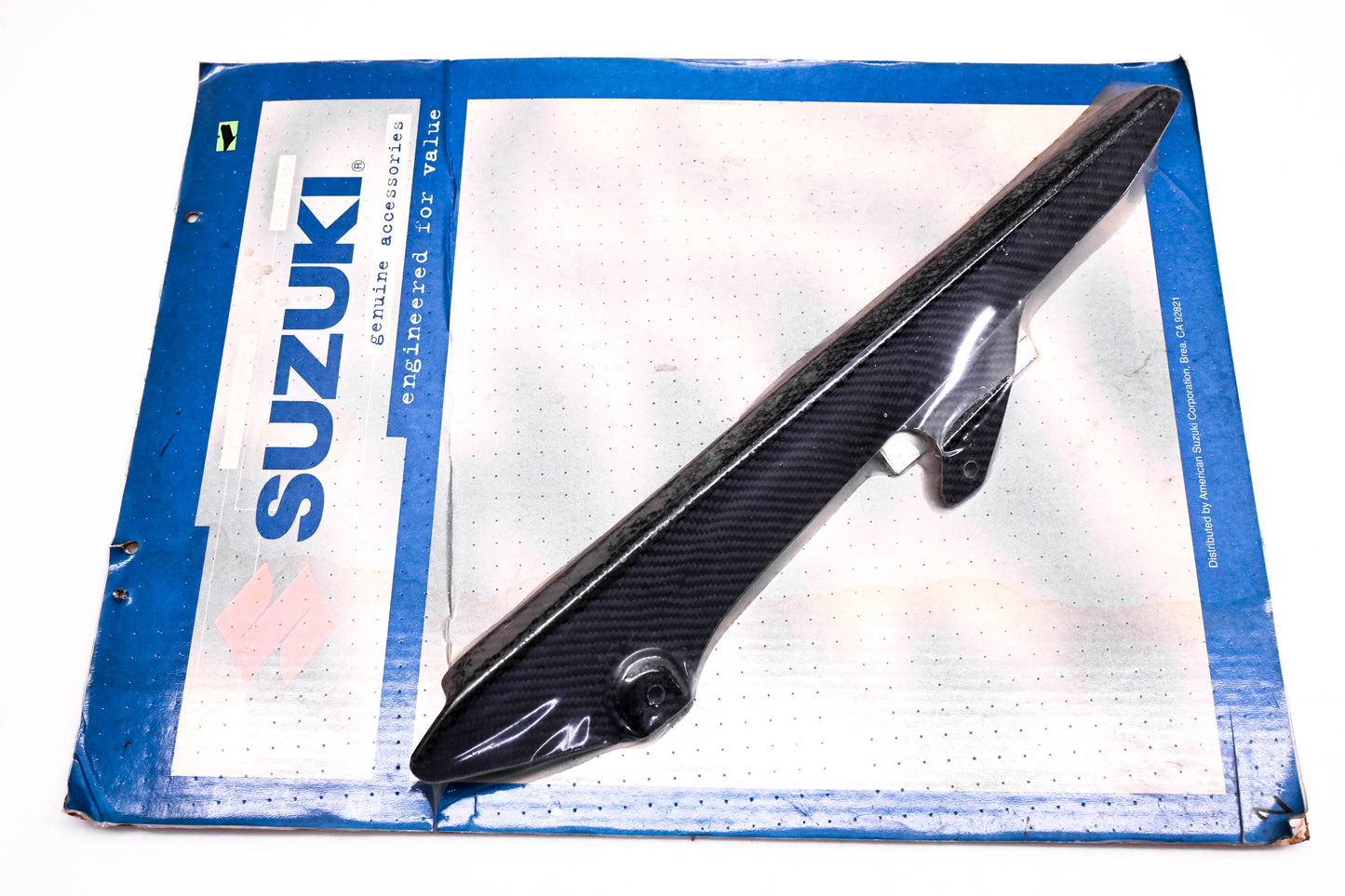 New OEM Suzuki 99950-70321 Carbon Fiber Chainguard NOS