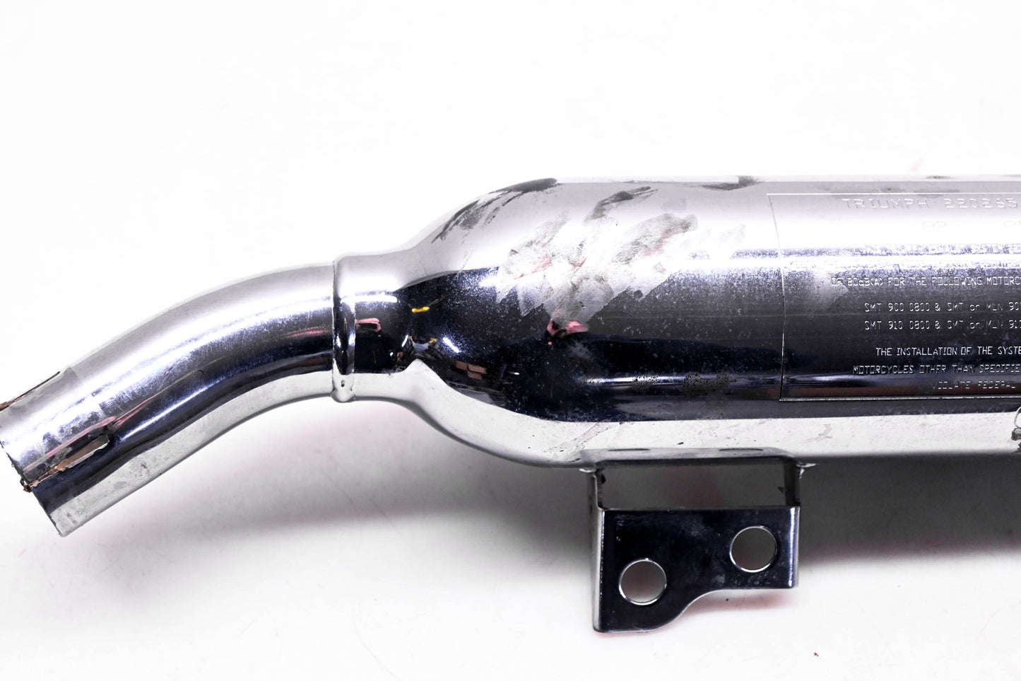 OEM Triumph T2202652 Left Exhaust Silencer Muffler