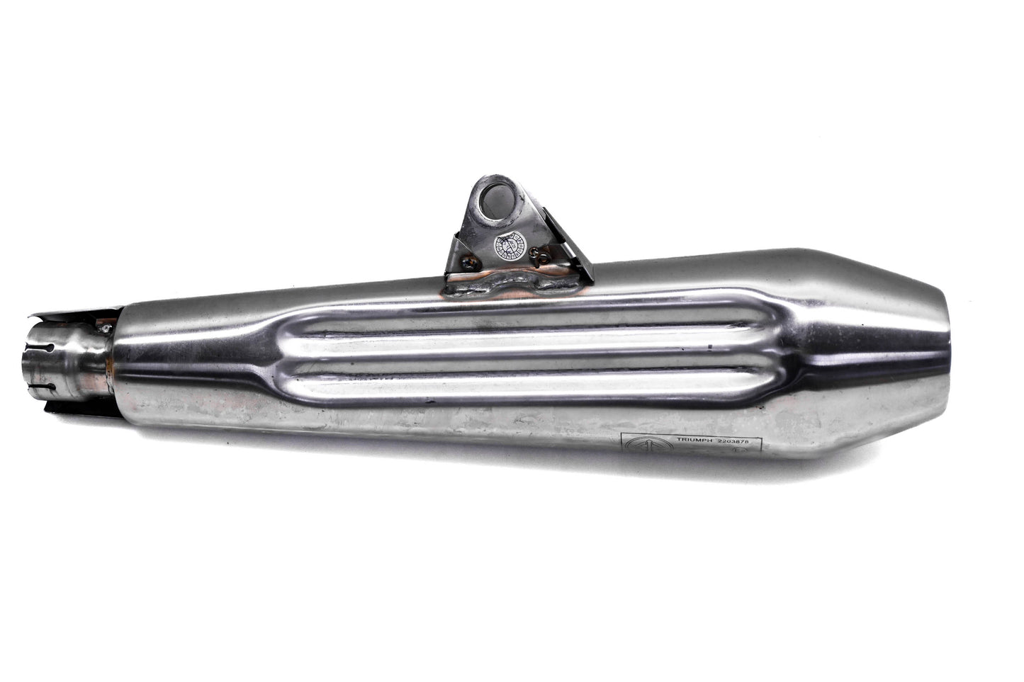 OEM Triumph T2203878 Right Exhaust Silencer Muffler