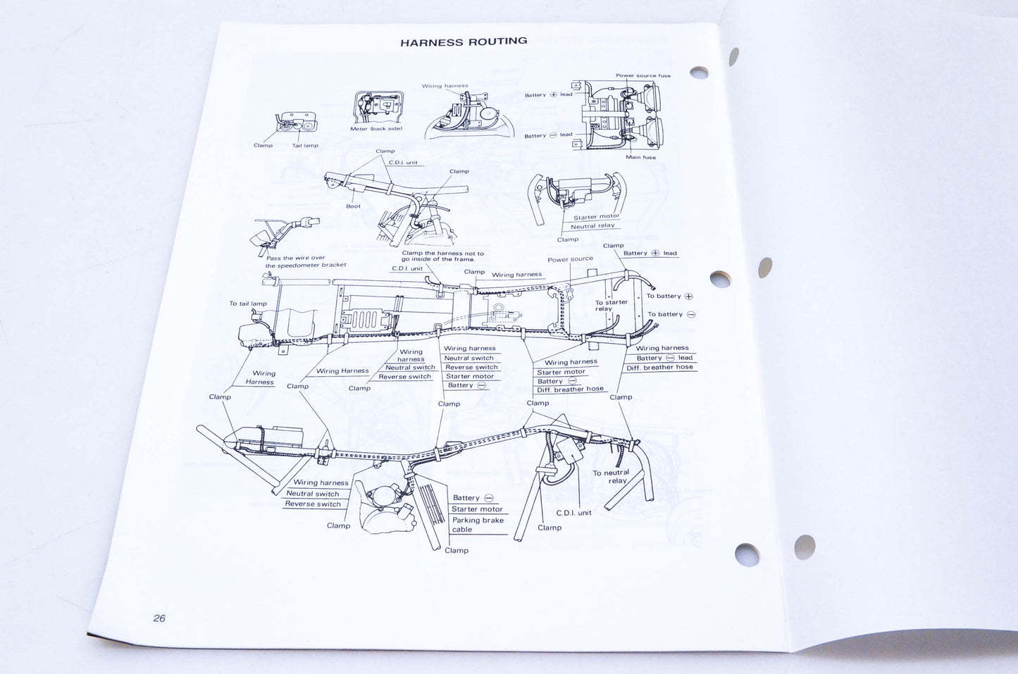 OEM Suzuki 99505-01071-03E LT-F250K1/FK1 Assembly & Pre-Delivery Service Guide