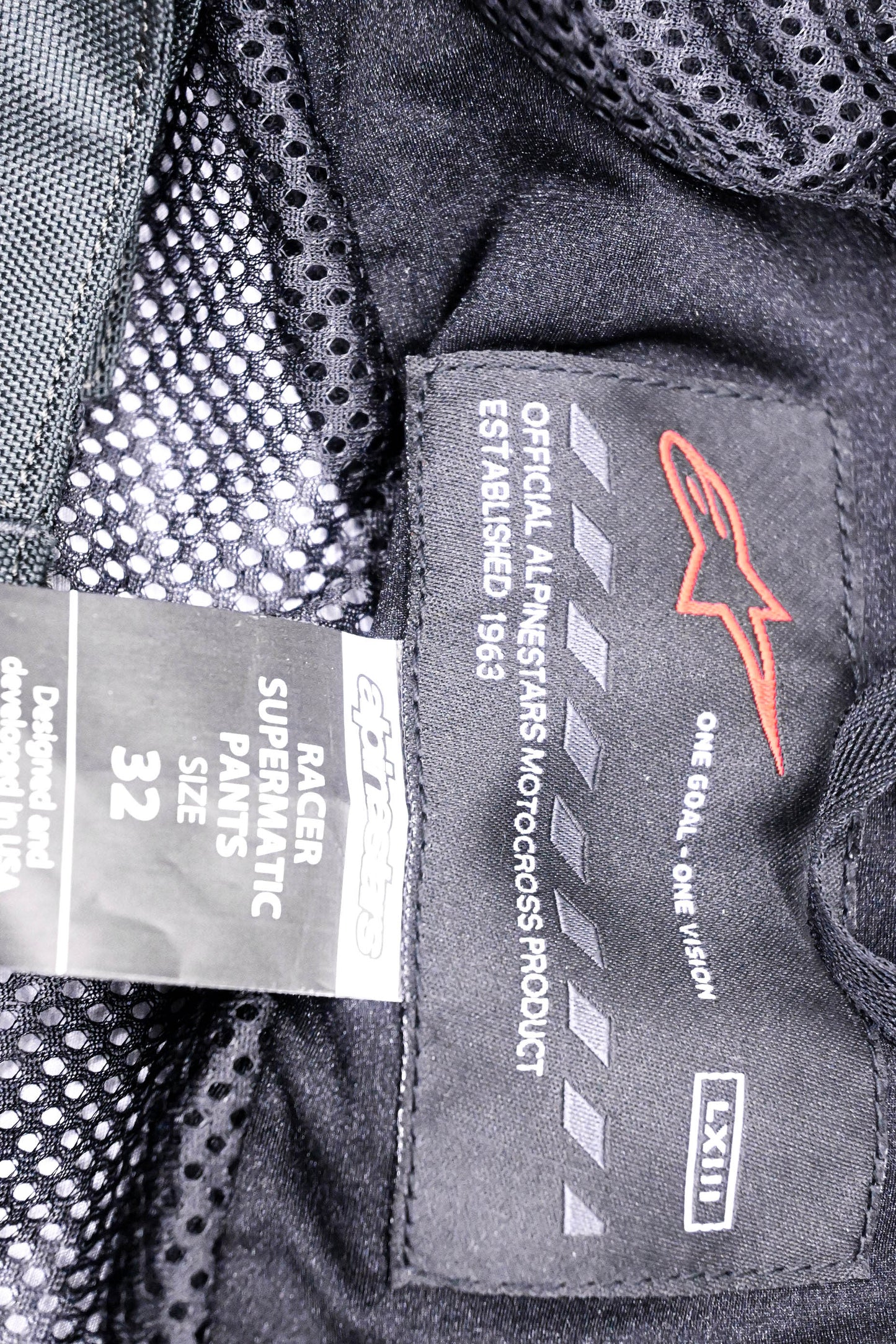 Alpinestars 3721522 Racing Supermatic Anthracite Orange Pants Size 32 NOS