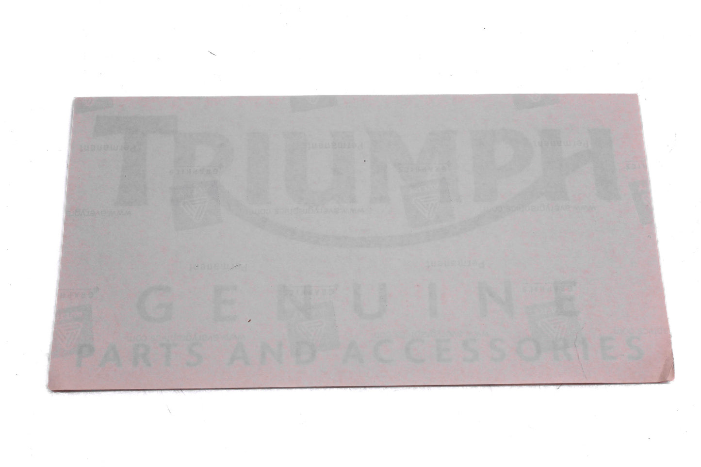 New OEM Triumph T3864562 GPA Window Sticker Kit NOS
