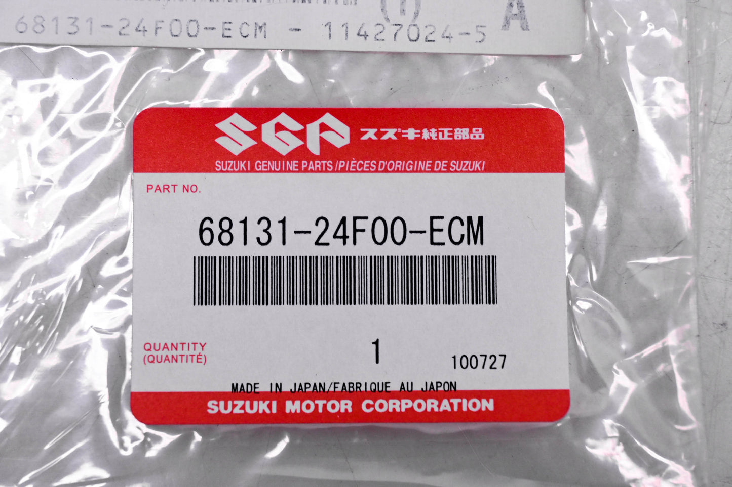 New OEM Suzuki 68131-24F00-ECM GSX 1300R Decal NOS