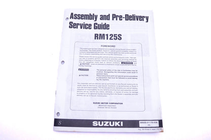 OEM Suzuki 99505-01175-03E RM125S Assembly Service Guide