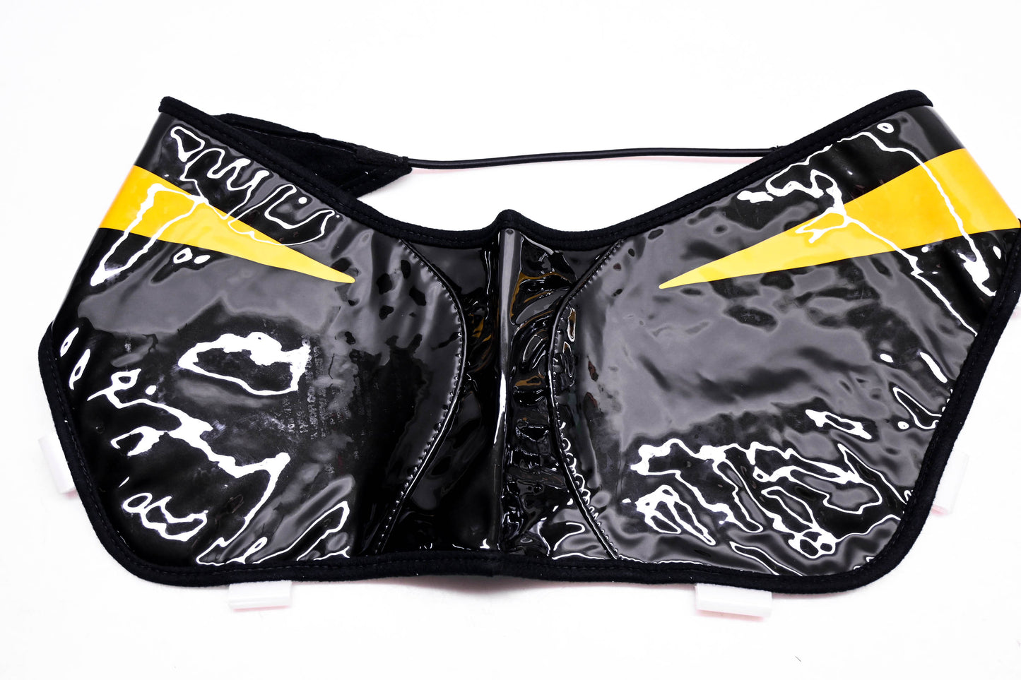 New OEM Suzuki 99950-64044-001 Black & Yellow Tank Cover NOS