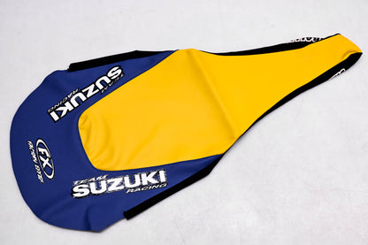 Factory Effex 99950-62138 Blue & Yellow RM125/250 1996-97 Seat Cover NOS