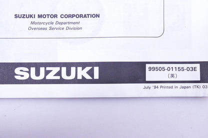 OEM Suzuki 99505-01155-03E RM250S Assembly Service Guide
