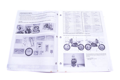 OEM Suzuki 99505-01163-03E RM250P Assembly Service Guide