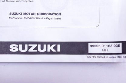 OEM Suzuki 99505-01163-03E RM250P Assembly Service Guide
