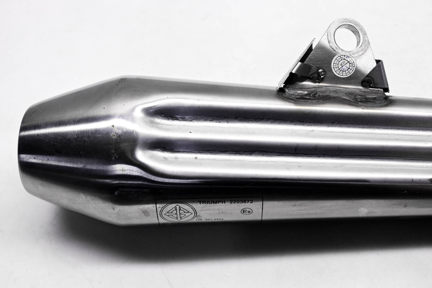 OEM Triumph T2203872 Left Exhaust Silencer Muffler