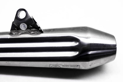 OEM Triumph T2203878 Right Exhaust Silencer Muffler Kit