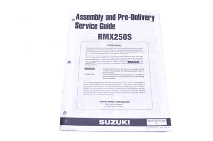 OEM Suzuki 99505-01135-03E RMX250S Assembly Service Guide