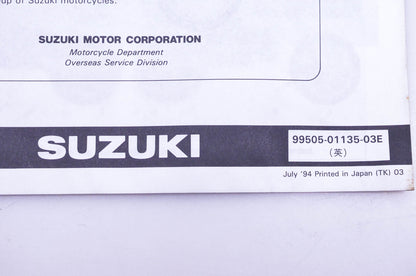 OEM Suzuki 99505-01135-03E RMX250S Assembly Service Guide