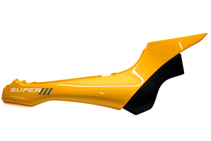 New OEM Triumph T2304507-FA Yellow Super III Right Side Body Panel NOS