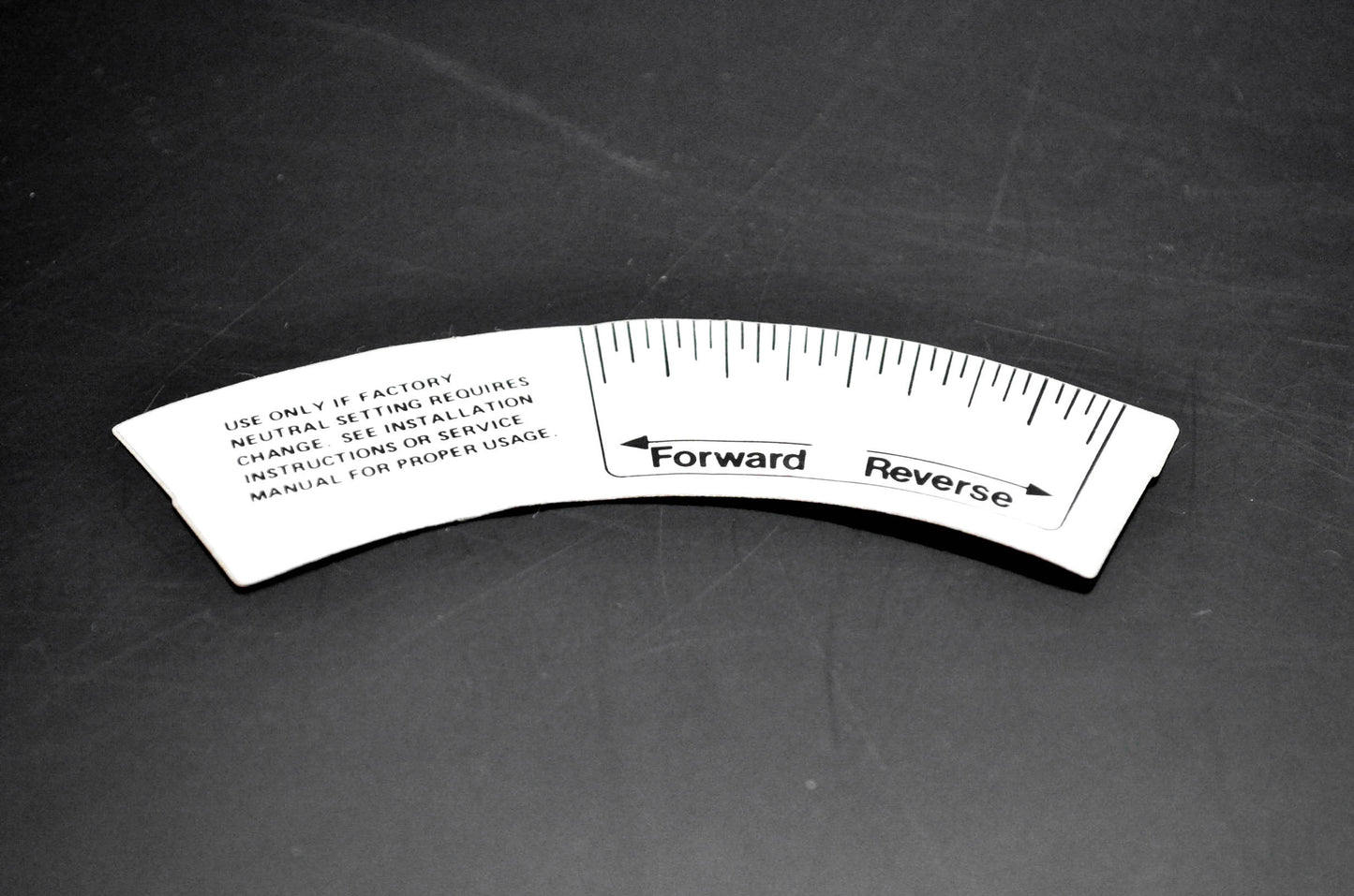 OMC 909789 Neutral Adjustment Decal NOS