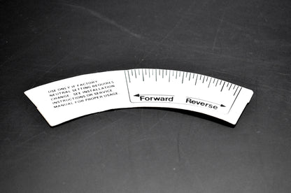 OMC 909789 Neutral Adjustment Decal NOS