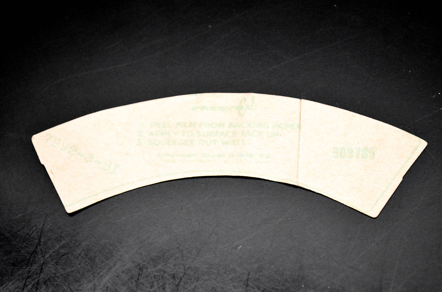 OMC 909789 Neutral Adjustment Decal NOS