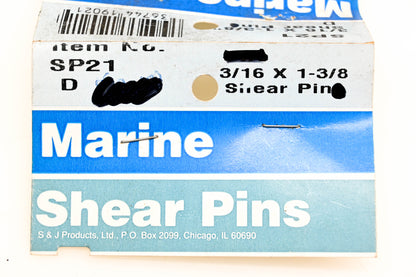 S&P SP21 Marine Shear Pin Kit NOS