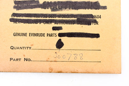 OMC 300788 Expansion Welch Plug NOS