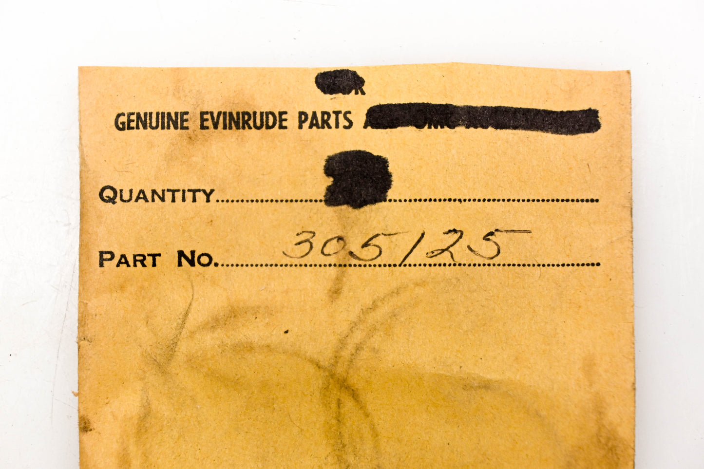 OMC 305125 Retaining Washer NOS
