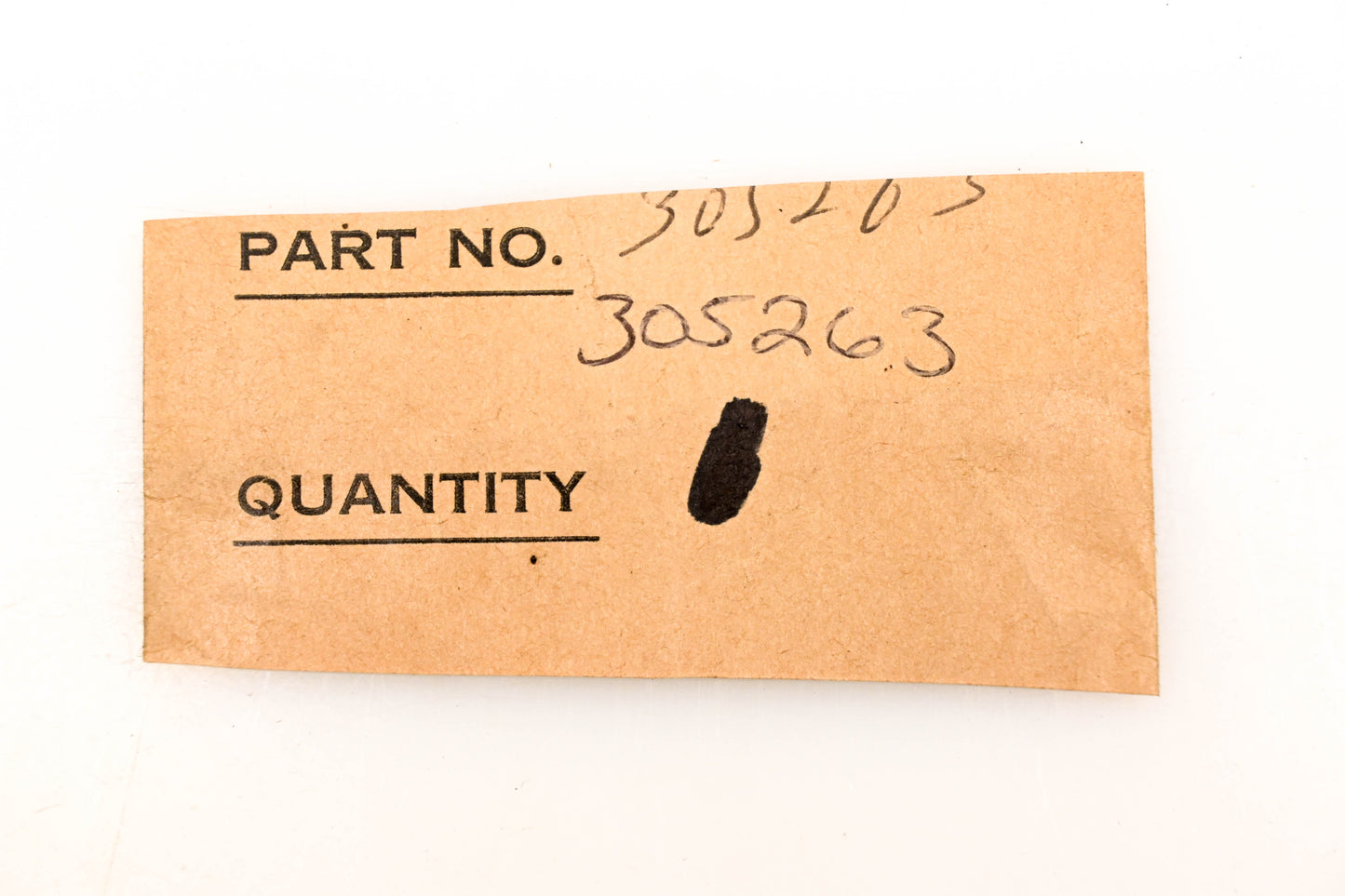 OMC 305263 Cover Plate Gasket NOS