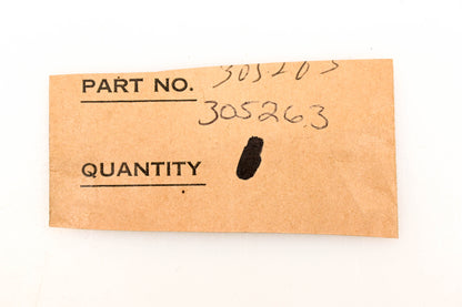 OMC 305263 Cover Plate Gasket NOS