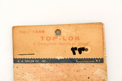 Taylor 1348 Top-Lok Stainless Steel Trim Snaps Qty 4 NOS