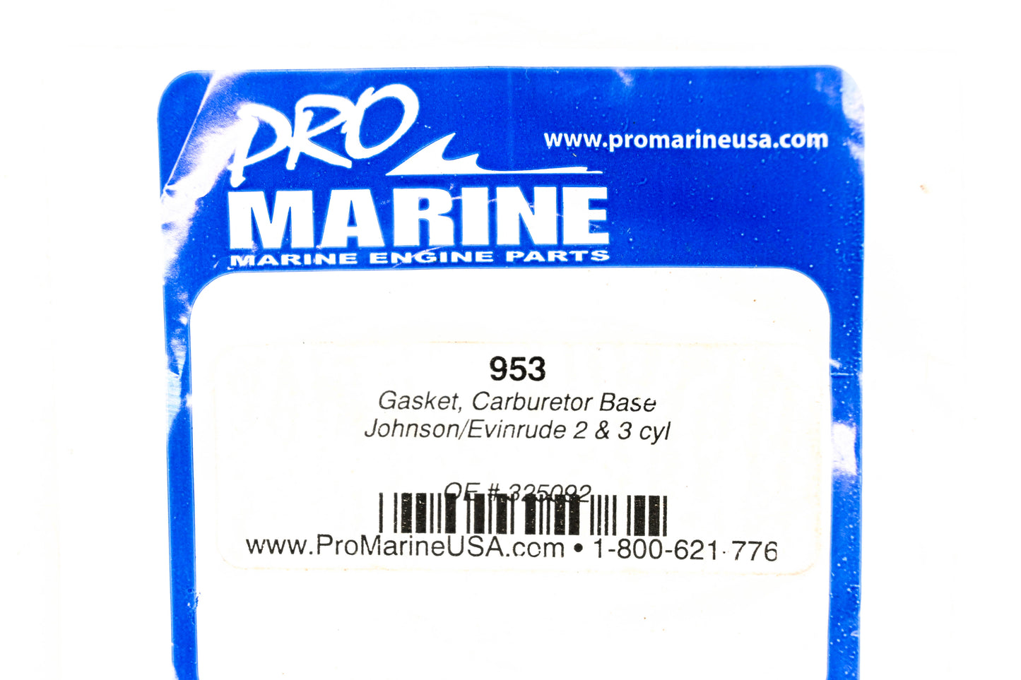 Pro Marine 953, 325092 Carburetor Base Gasket NOS
