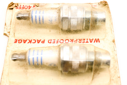 AC V40FFS Spark Plugs Qty 2 NOS
