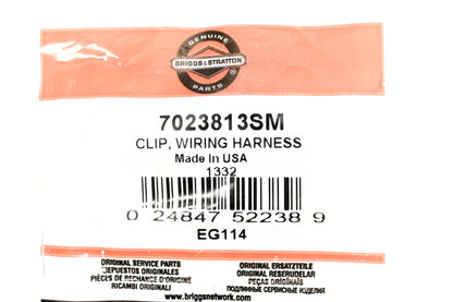 New OEM Briggs & Stratton 7023813SM Wiring Harness Clip NOS