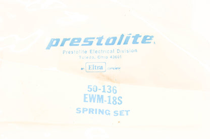 Prestolite 50-136, EWM-18S, 380751 Springs Qty 2 NOS