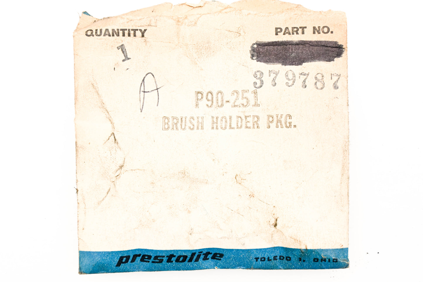 Prestolite P90-251, 379787 Brush Holder NOS