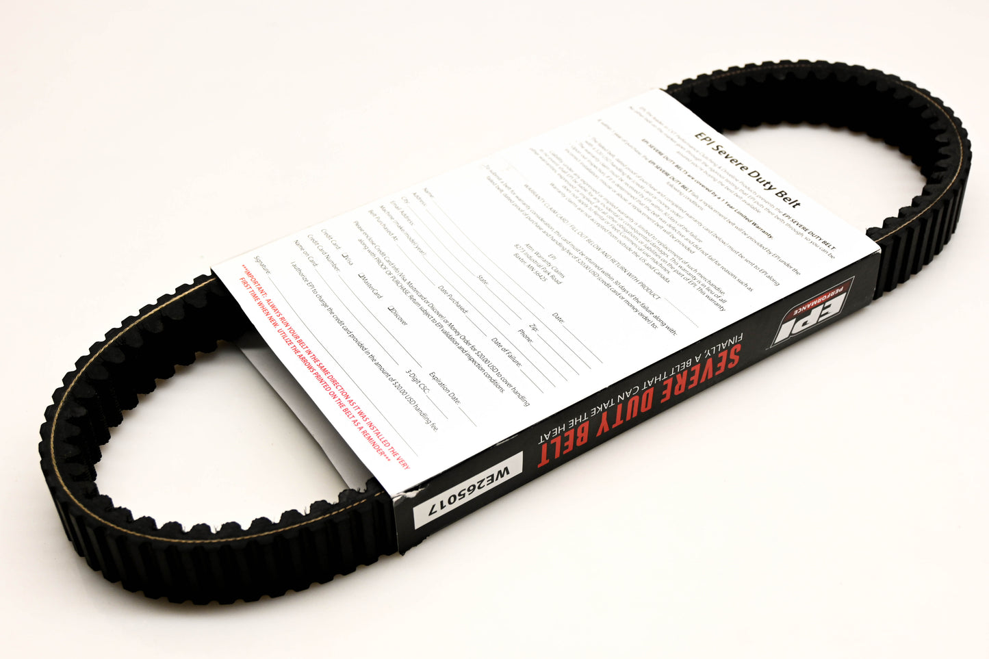 EPI WE265017 Severe Duty Drive Belt NOS