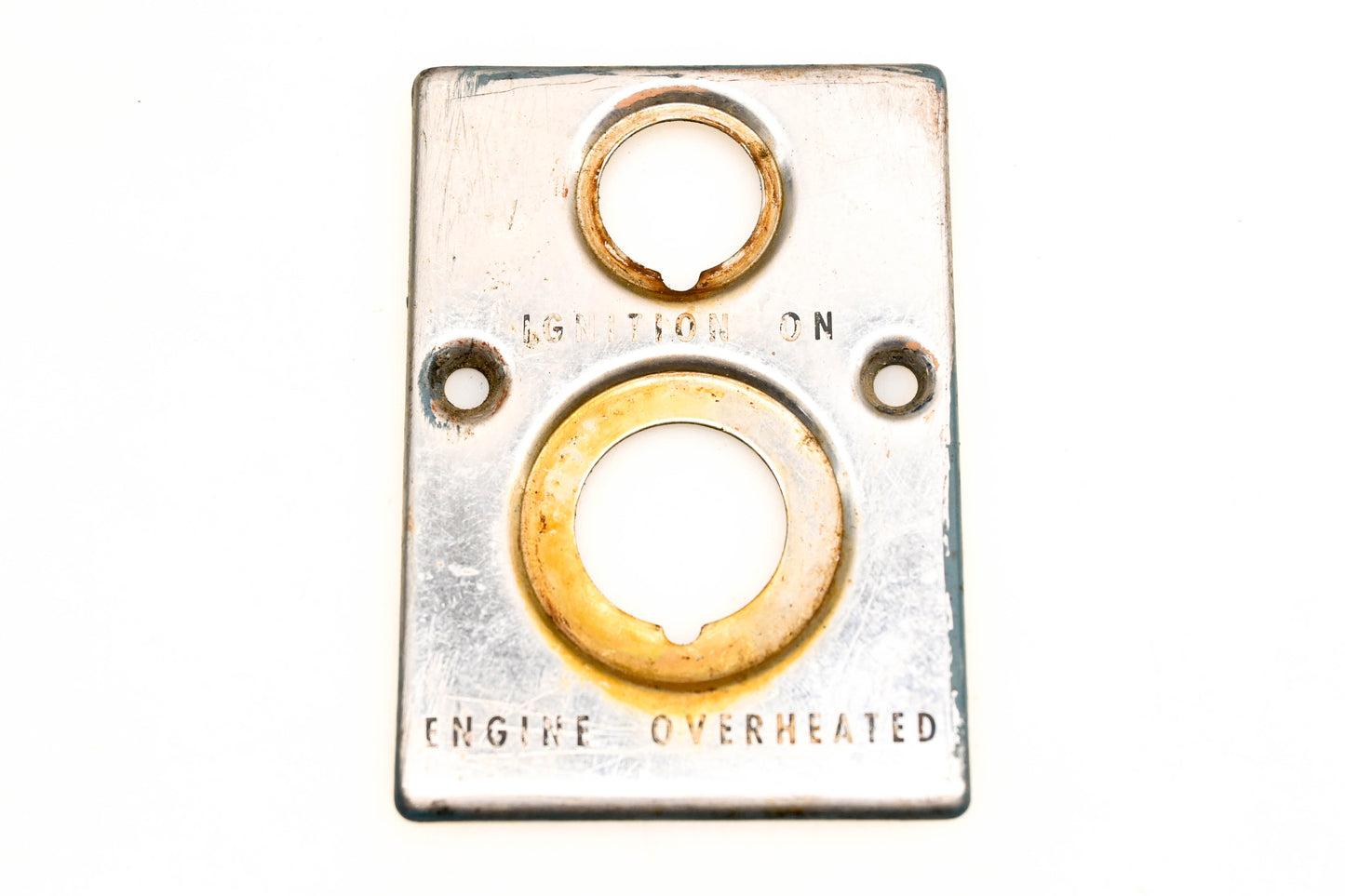 OMC AG039-7 Ignition On Engine Overheated Switch Plate