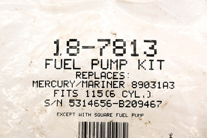 Sierra 18-7813, 89031A3 Fuel Pump Repair NOS