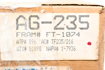 ProGauge AG-235, FT-1074, 1-7396 Internal Transmission Filter NOS