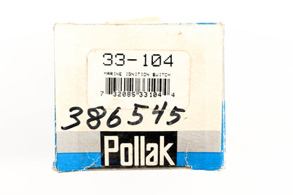 Pollak 33-104, 386545 Ignition Switch NOS