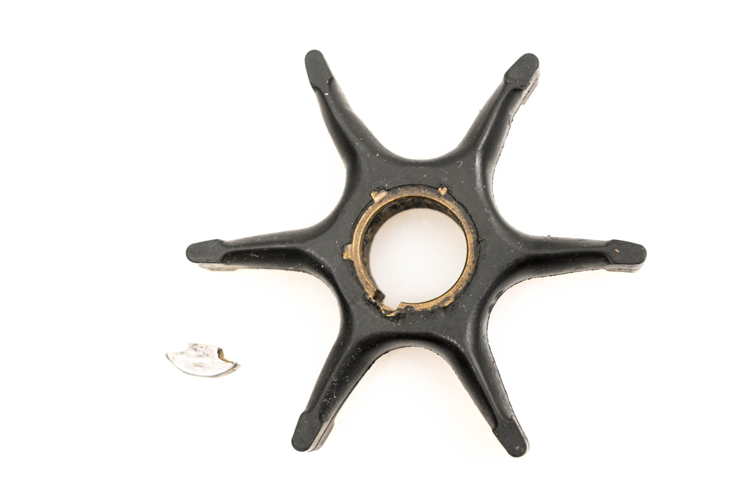 OMC 379767 Water Pump Impeller & Key NOS