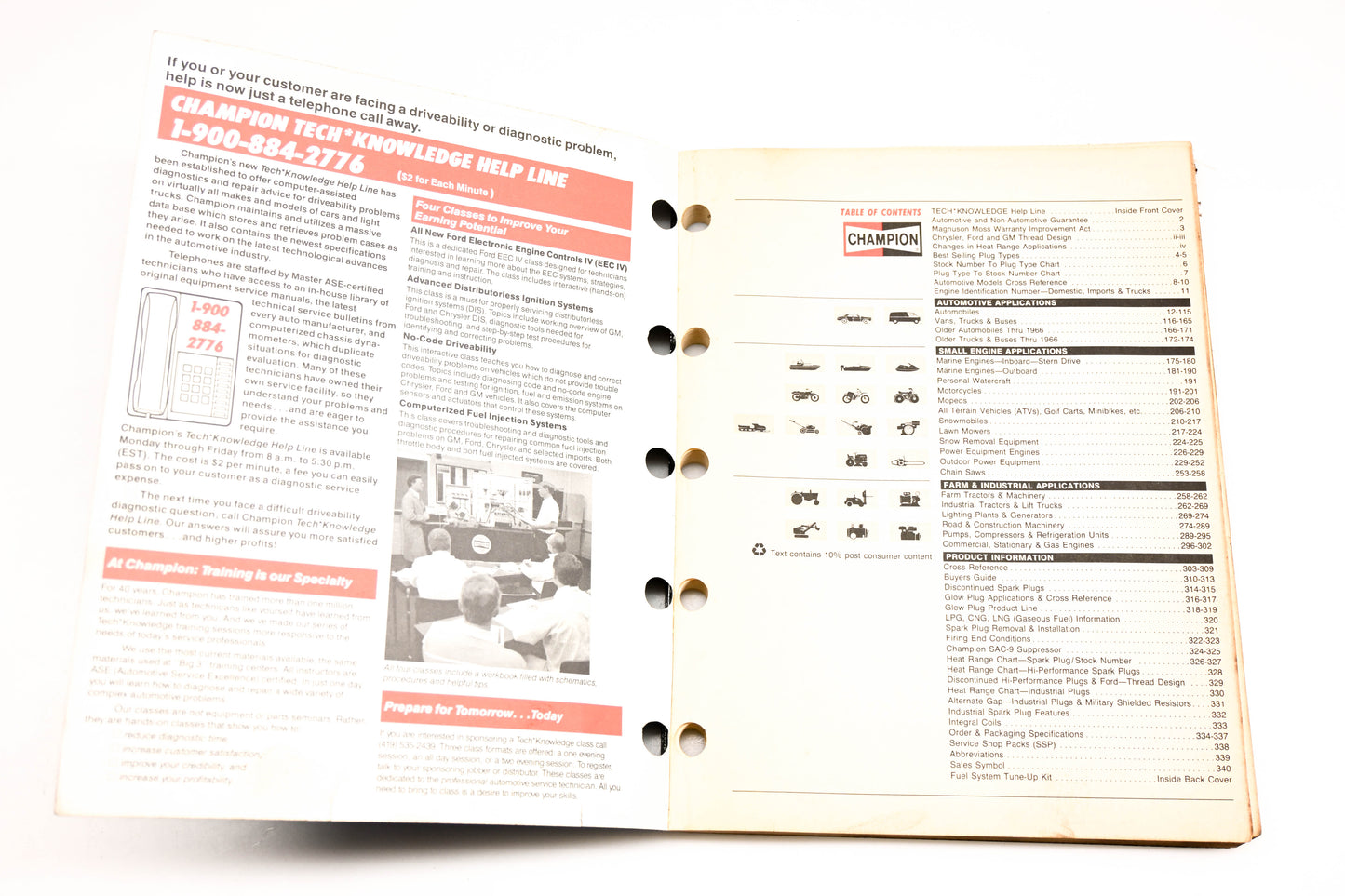 Champion 500 1994 May Spark Plug Catalog