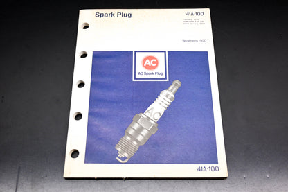 AC 41A-100 February 1979 Spark Plug Catalog