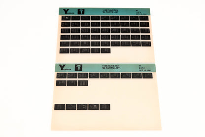 OEM Yamaha LB016-16 1984 115 ETLN/ETXN Parts List Microfiche Lot