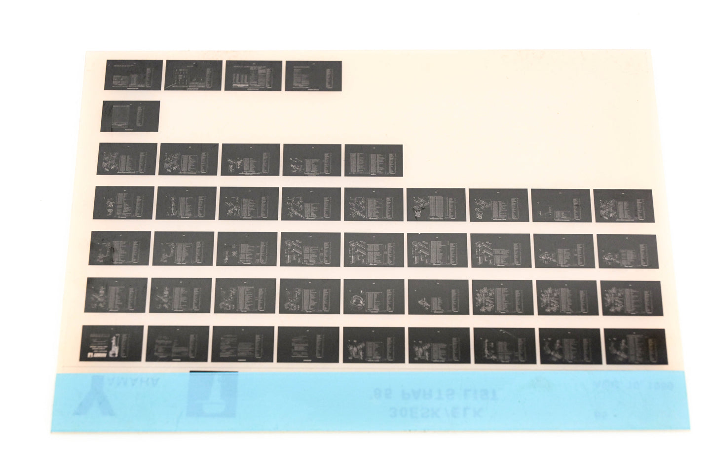 OEM Yamaha LB016-24 1985 30ESK/ELK Parts List Microfiche