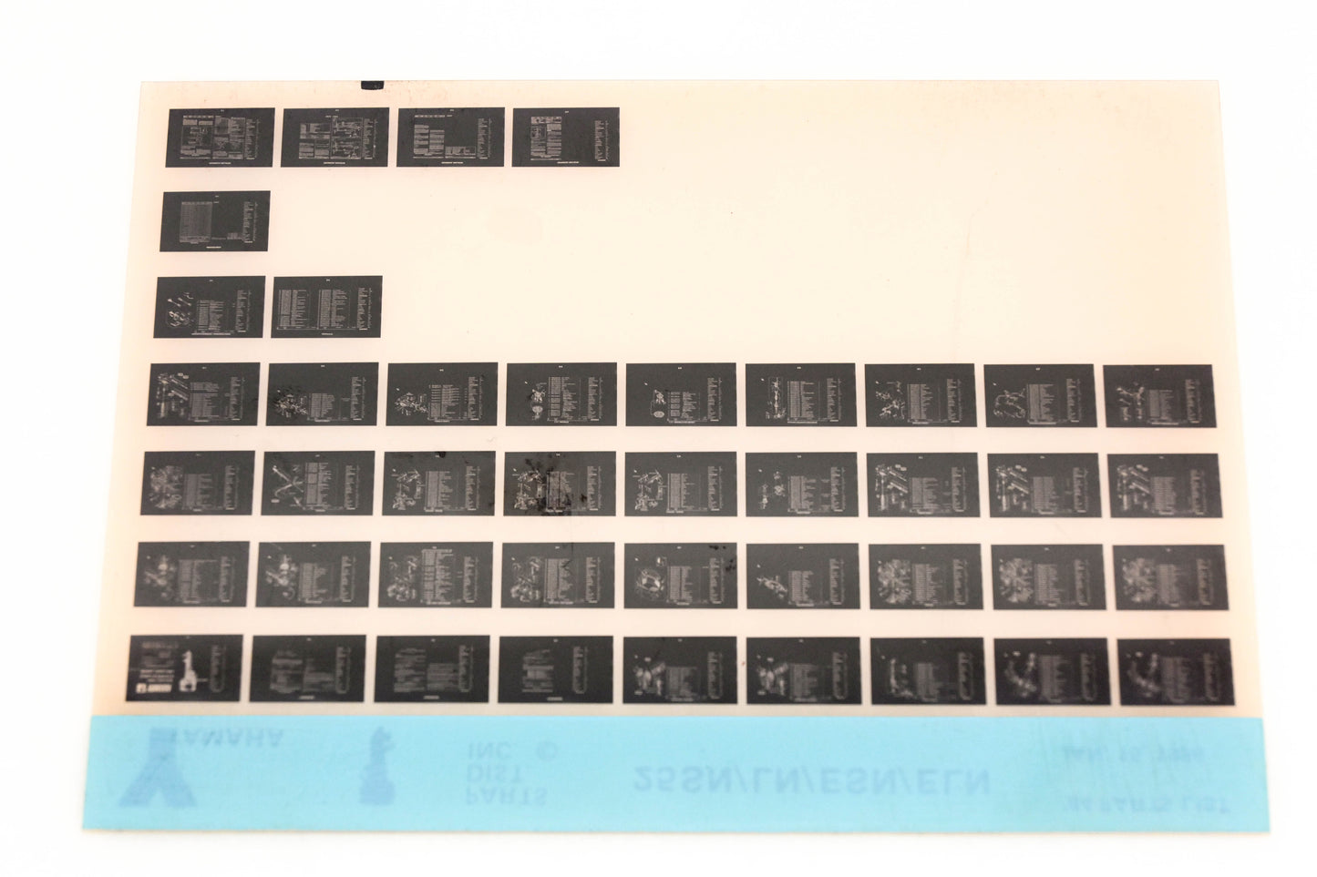 OEM Yamaha LB016-25 1984 25SN/LN/ESN/ELN Parts List Microfiche