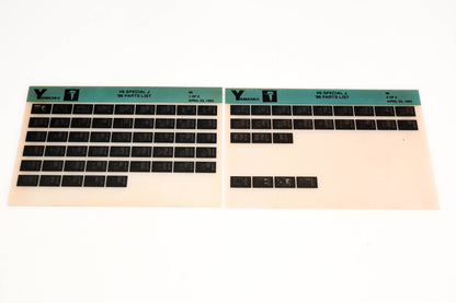 OEM Yamaha LB016-33 1986 V6 Special J Parts List Microfiche Lot