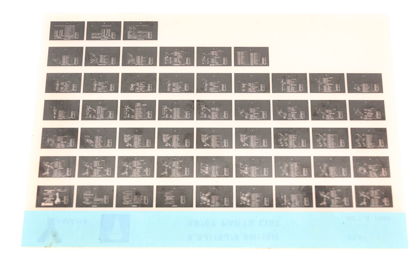 OEM Yamaha LB016-37 1986-87 9.9J/15J/9.9H/15H Parts List Microfiche