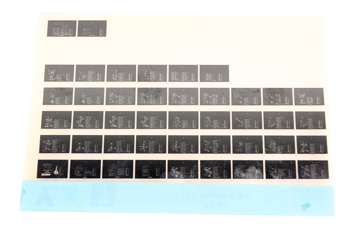 OEM Yamaha LB016-40 1986 F9.9J Parts List Microfiche